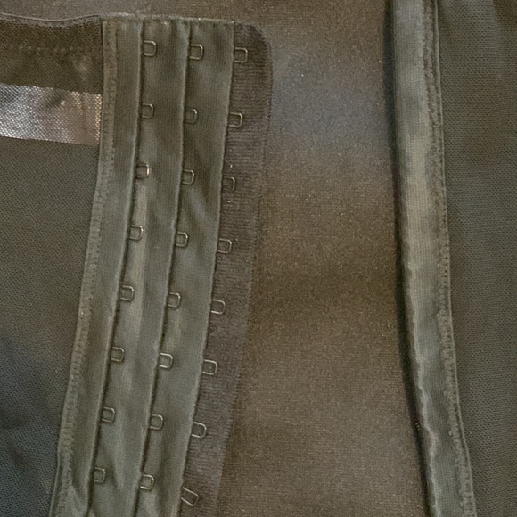 CACIQUE BUSTIER CORSET BLACK POLKA DOTS PINK BOW SEXY PLUS - Picture 4 of 8